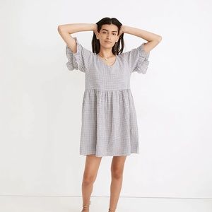 Madewell Gingham Mini Dress
